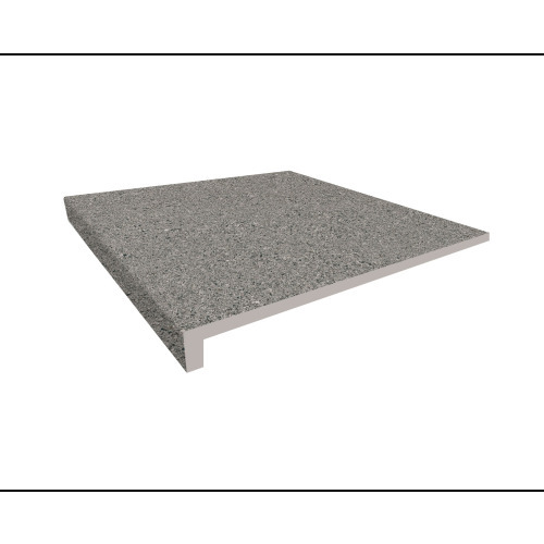 Фронтальная ступень PELDANO RECTO MILAN GRIS ANTISLIP