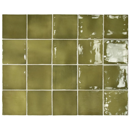 Керамическая плитка для стен EQUIPE MANACOR Basil Green 10x10 см