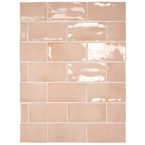 Керамическая плитка для стен EQUIPE MANACOR Blush Pink 7,5x15 см