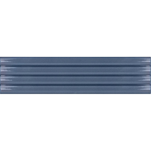 Керамическая плитка для стен EQUIPE COSTA NOVA Onda Banyan Blue Glossy 5x20 см