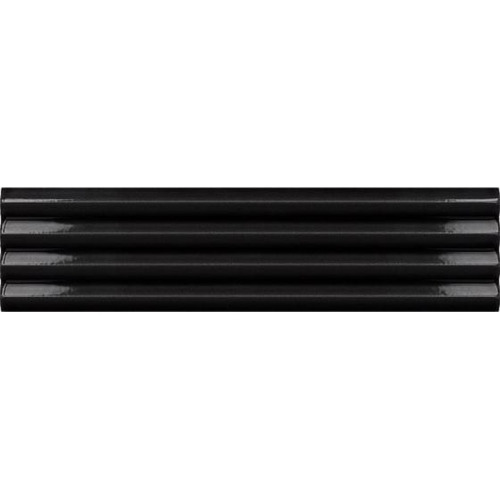 Керамическая плитка для стен EQUIPE COSTA NOVA Praia Black Glossy 5x20 см